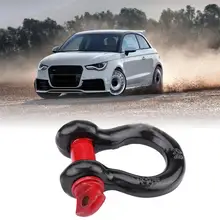 

universal Heavy Duty Galvanized Shackles D Ring 2T/4,400lbs Capacity for Vehicle Recovery Towing for most UTVS and ATVs