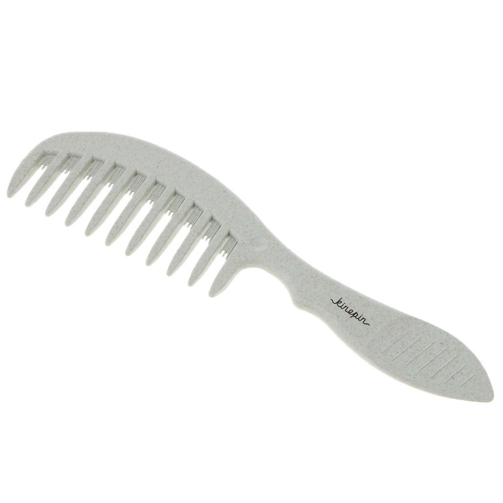 Detangle Combs Hairstyle Hairdressing Dyeing Wide Tooth Hairbrush