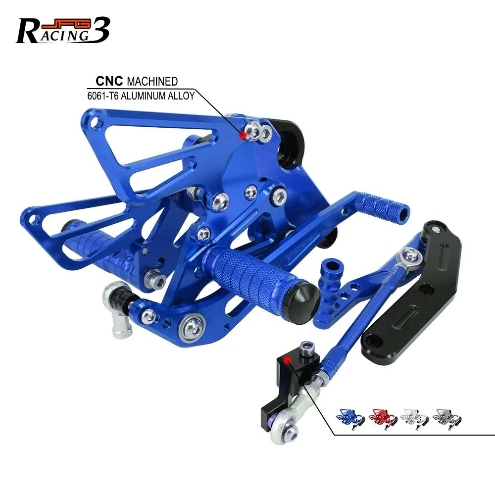 Motorcycle Aluminum Adjustable Footpegs Foot Pegs For Yamaha MT 09 MT09