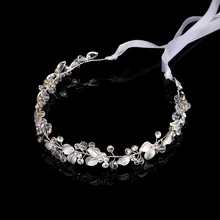 Bride's forehead rhinestone hair accessories studio shooting wedding hair band headdress bride dress accessories