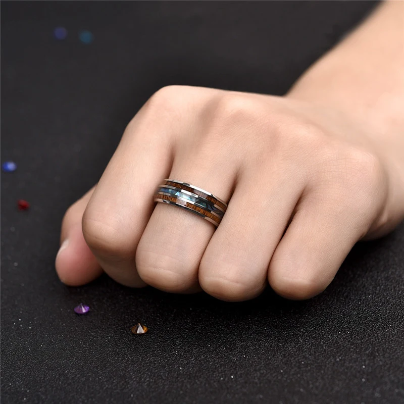 Jiayiqi-Men-Rings-Stainless-Steel-Wood-Grain-Fashion-Women-Rings-Male-Jewelry-Gifts (2)