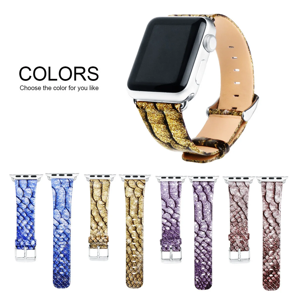 Новинка, ремешок для часов из искусственной кожи для Apple Watch Iwatch 1 2 3 для женщин, застежка для часов 42 мм/38 мм