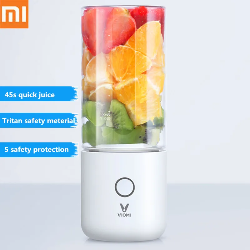 

Xiaomi VIOMI 350ml Portable Electric Juicer Blender Multipurpose Wireless Mini USB Rechargable Juice Cup Cut Mixer for Travel