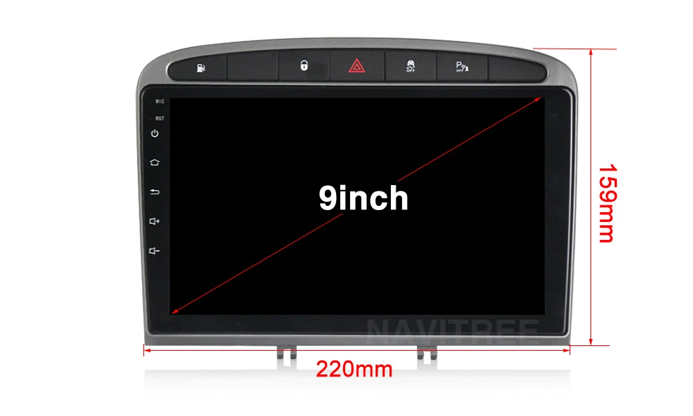 Android 9,0 gps навигация головное устройство для 2010- PEUGEOT 308 408 WiFi Поддержка Can-Bus встроенный динамик/микрофон