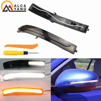 

Dynamic LED Turn Signal Blinker Yellow White For Kia Optima K5 TF 2011-2015 Side Wing Rearview Mirror Indicator Repeater Light