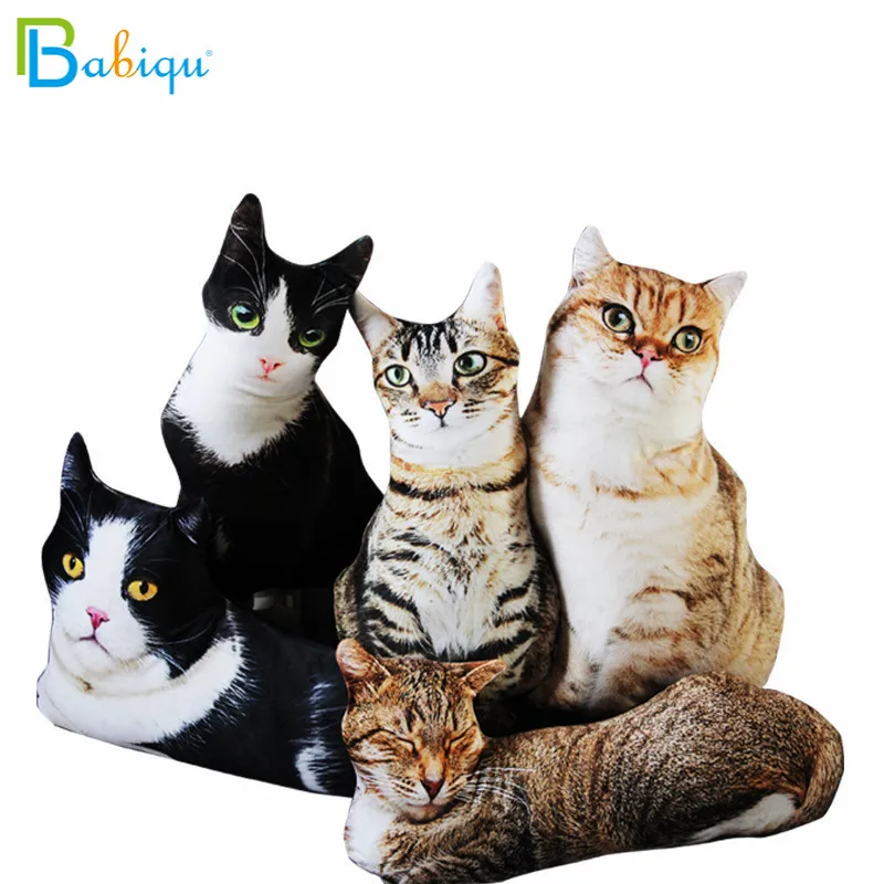 Cartoon Doll Cushion Plush-Toys Sofa Simulation Sleep-Pillow Stuffed Cat Home-Decor Soft