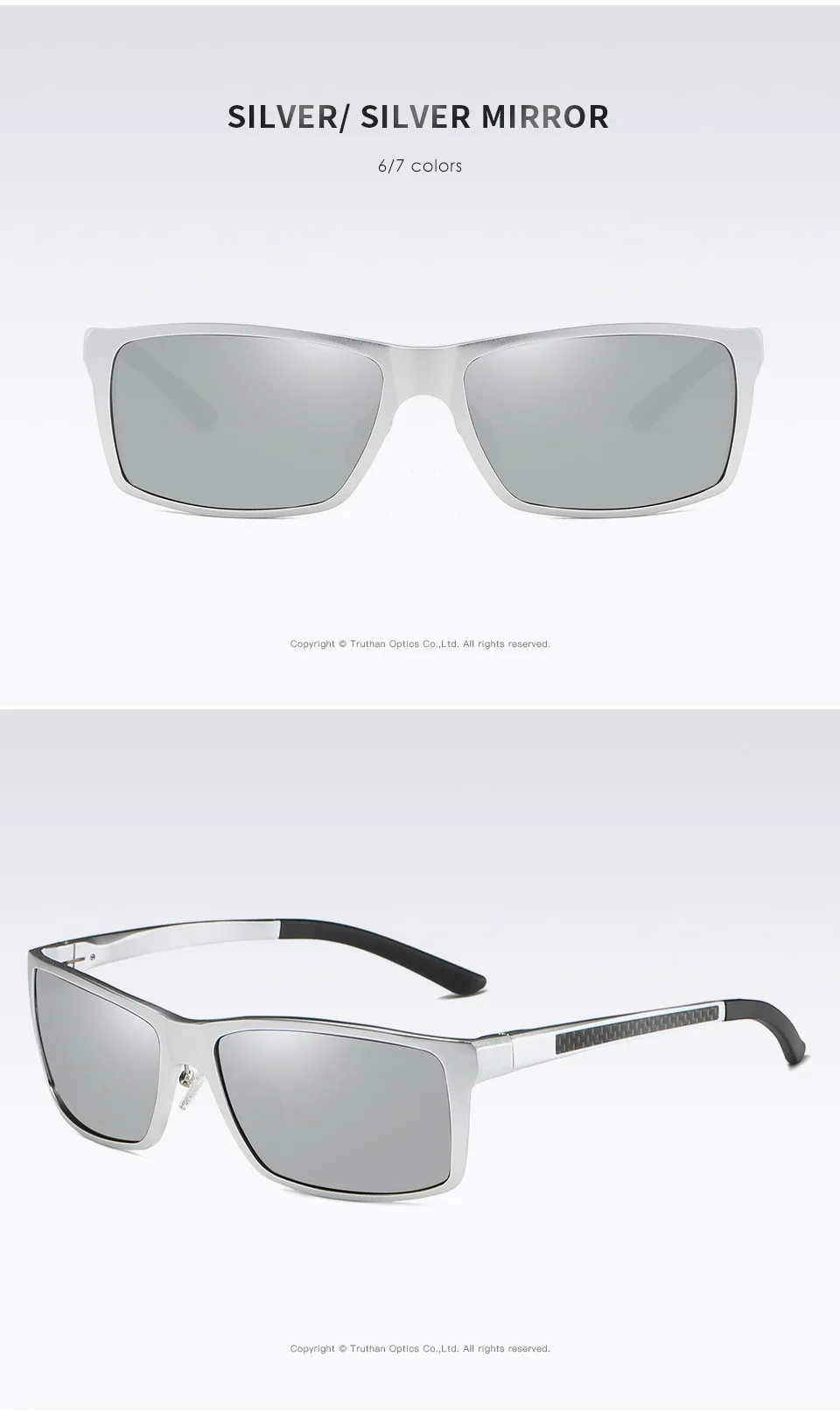 High Quality Mens Aluminum Sport Sunglasses Wrap-Around Rectangle Polarized Sun Glasses for Men Driving Sunglass Anti-glare 5089