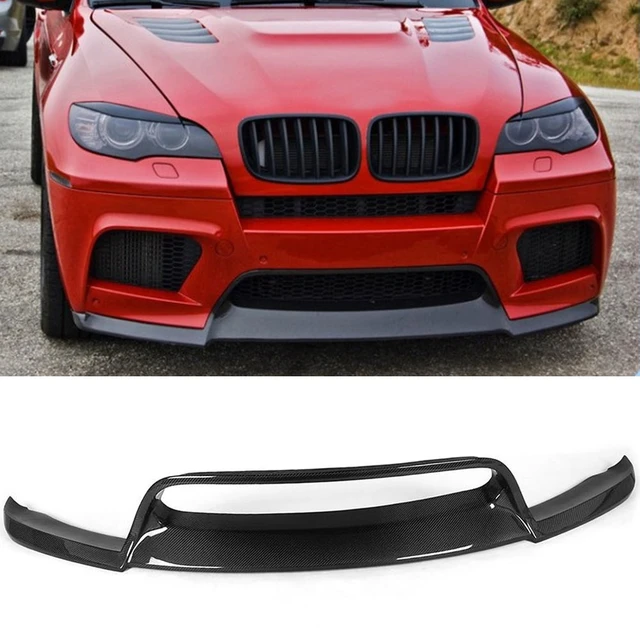 Auto-Styling Carbon faser Auto Frontspoiler Lippe Für BMW E71 X6 M  Stoßstange 2008-2014 - AliExpress