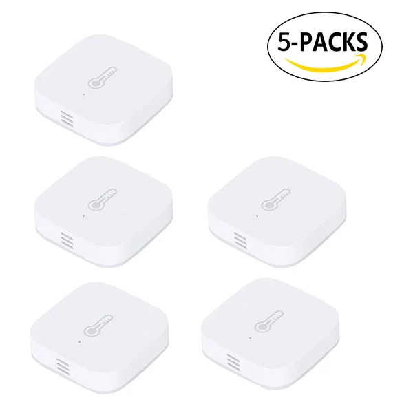 5 pcs Xiao mi Aqara mi jia умный датчик температуры Hu mi dity Xio mi home приложение Environmen интеллектуальное управление Zigbee соединение для IOS - Цвет: 5 pcs