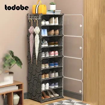 

DIY Shoe Cabinet Dustproof Modular Shoes Boots Organizer Holder Creative Modern Home Dorm Storage Closet Shoe Rack Easy to Clean