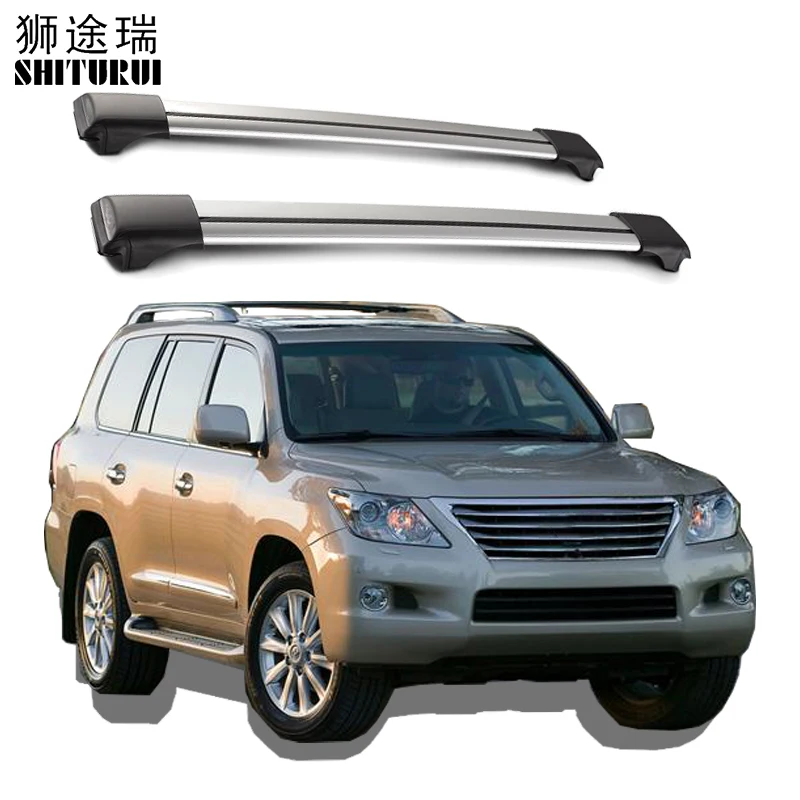 2pcs Roof Bars For Lexus Lxseries Uzj200 470 570 20082014 Aluminum