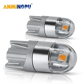 

ANMINGPU 2x Car Led Signal Lamp T10 Led 3030SMD W5W T10 Led Canbus Light Bulbs Clearance Light Reading Lights Interior Lights
