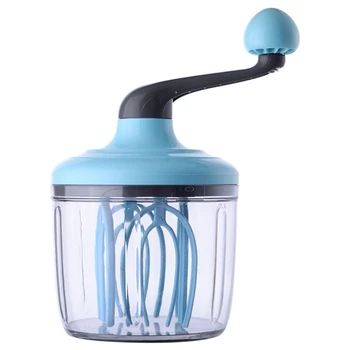 

Manual Egg Beater Hand Crank Multifunctional Manual Plastic Kitchen Dining U1JE