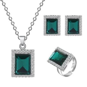 Fegor African Crystal 3pcs  Jewelry Sets