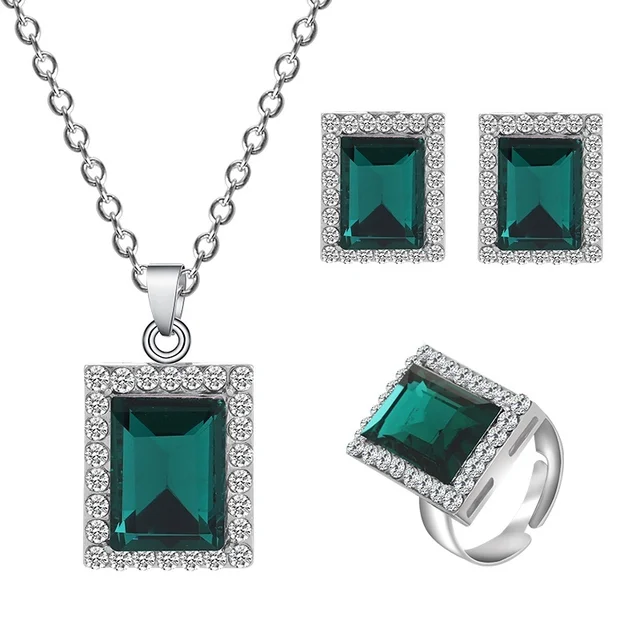 Fegor African Crystal 3pcs  Jewelry Sets