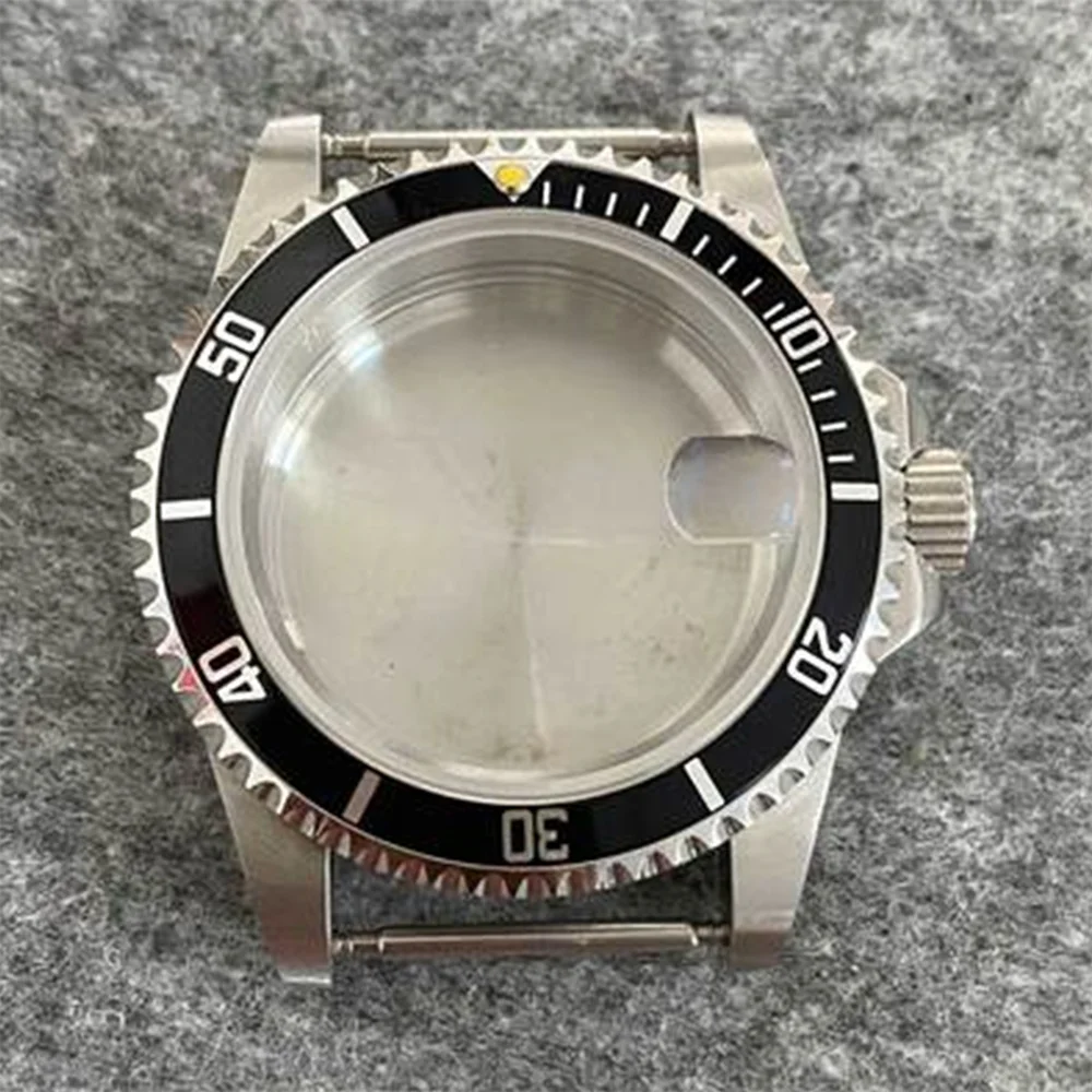 

Unidirectional Bezel Retro Sapphire Mirror Watch Case 39.5mm Stainless Steel Antique Case for NH35 NH36 NH34 Movement Watch Part