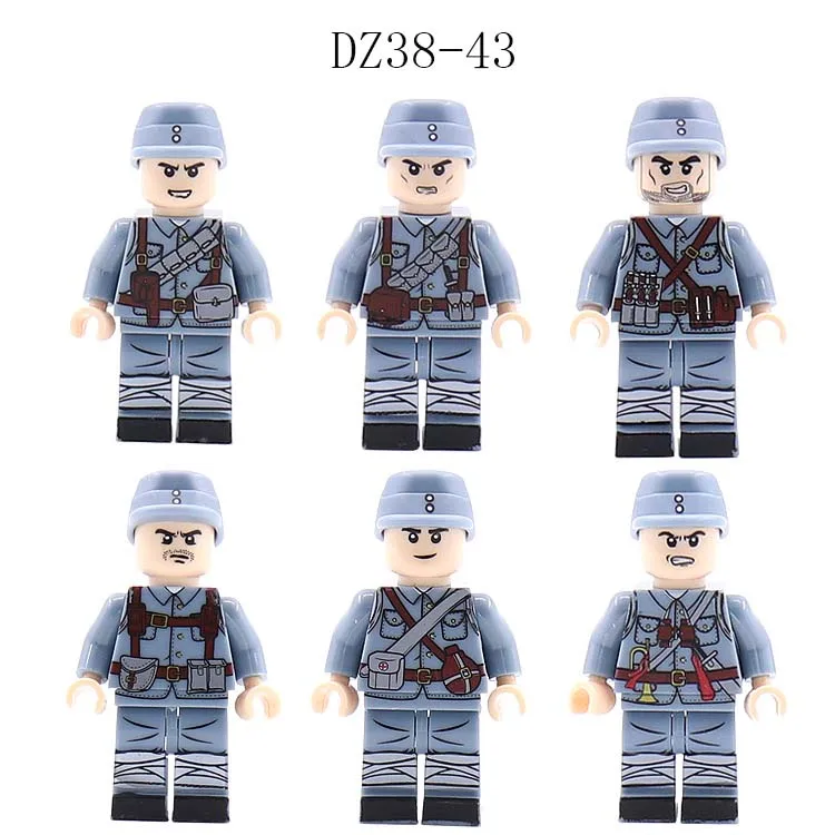 

New LEGOEINGLYS Moc World War 2 Military Building Block China Eight Route Army Soldiers Figures Bricks Action Toys Boys Gifts