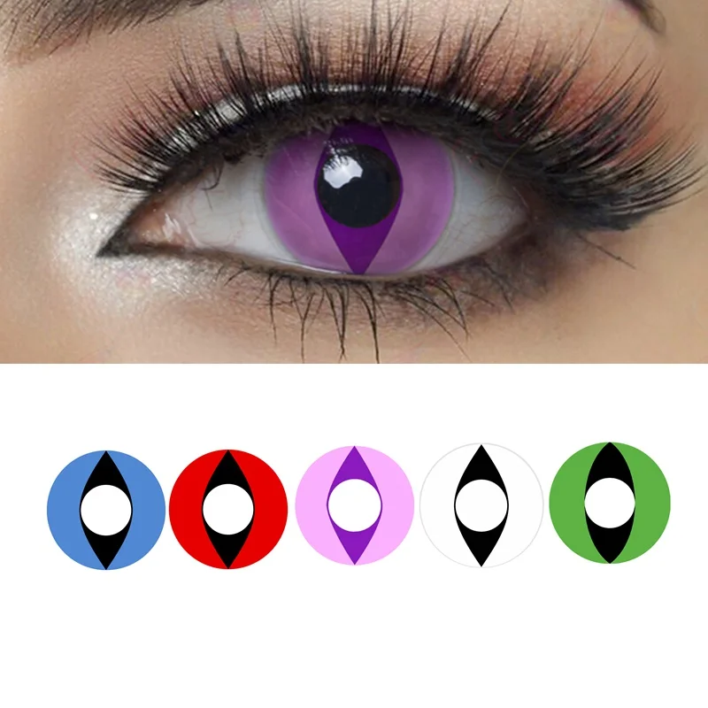 

Cat Eye Cosplay Colored Contact Lenses Annual Halloween Contacts