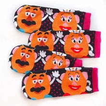 Милые носки до лодыжки с рисунком для женщин kawaii sox 10 пар/партия