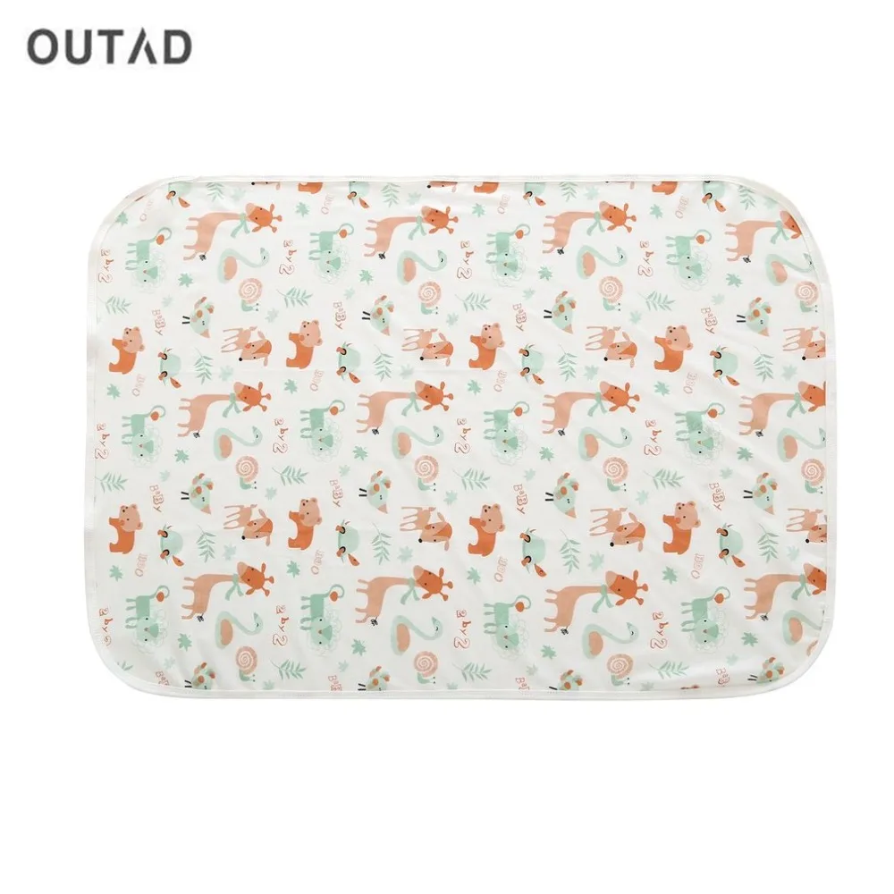 OUTAD, пеленка для сна для новорожденных, одеяло, принт с фруктами и животными, пеленка для сна, муслин, повязка на голову, мультяшное детское постельное белье, одеяло