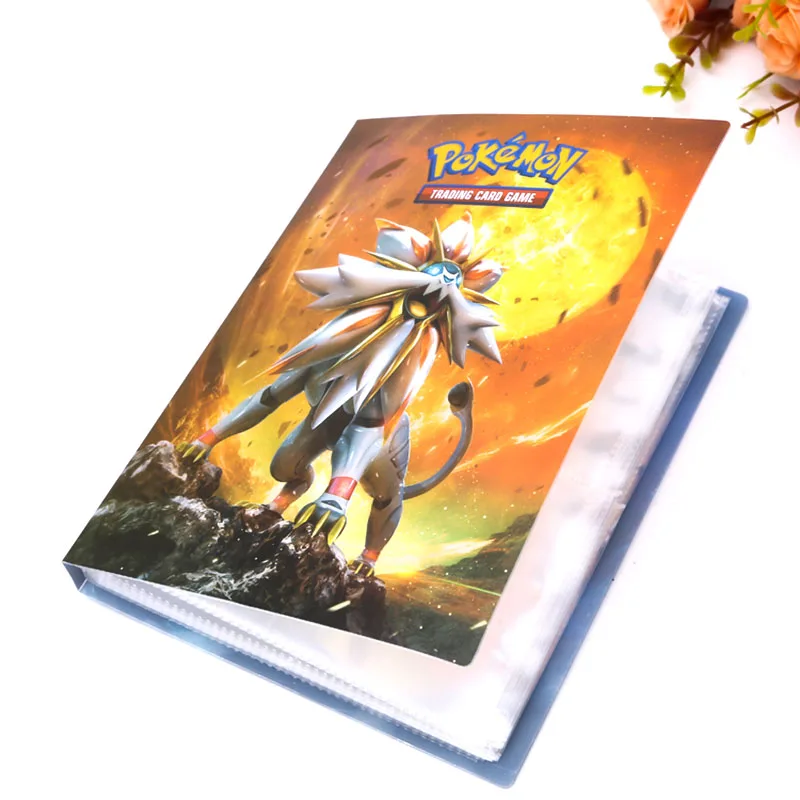 Takara Pokemon Card Album for 160 240 324 cards Pikachu Table Board Game Toys PTCG Accessories Cards Collection Book Children