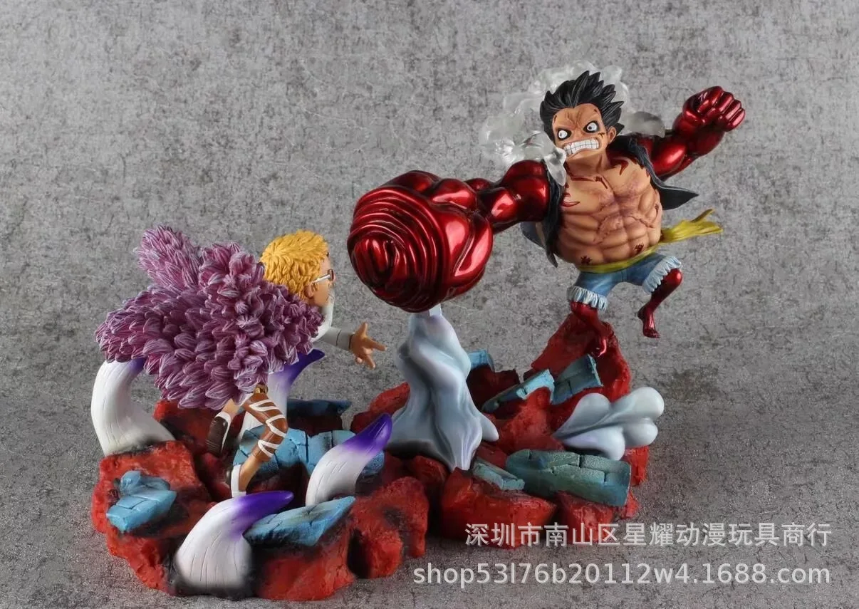 

Anime One Piece/Sea King Battle Scene GK Fourth Gear Luffy VS Little Tang Ming Boxed Garage Kit