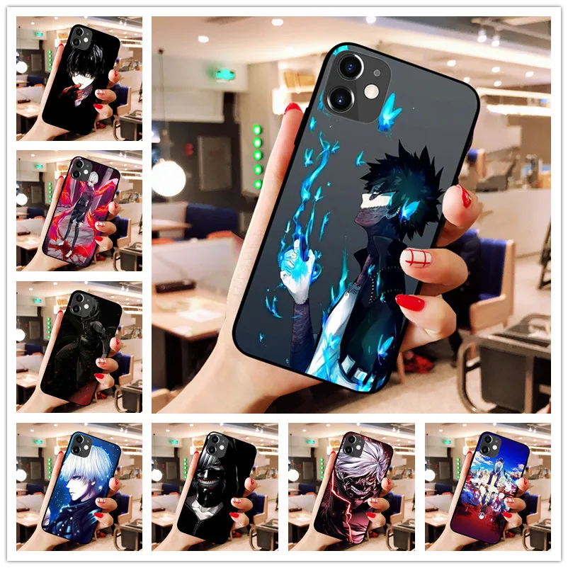 Tokyo Ghoul case coque fundas for iphone 11 PRO MAX X XS XR 4S 5S 6S 7 8 PLUS SE 2020 cases cover | Мобильные телефоны и