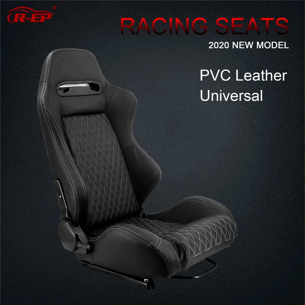 R EP Universal Racing Autostoel Voor Sport Auto Simulator Kuipstoelen  Verstelbare Black Pvc Lederen XH 1035 BK|Seats, Benches \u0026 Accessoires| -  AliExpress