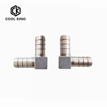 

8mm10mm 12mm 15mm 20mm 25mm Hose Barb 304 Stainless Steel Elbow Barbed Pipe Fitting Coupler Connector Adapter For Fuel Gas Water