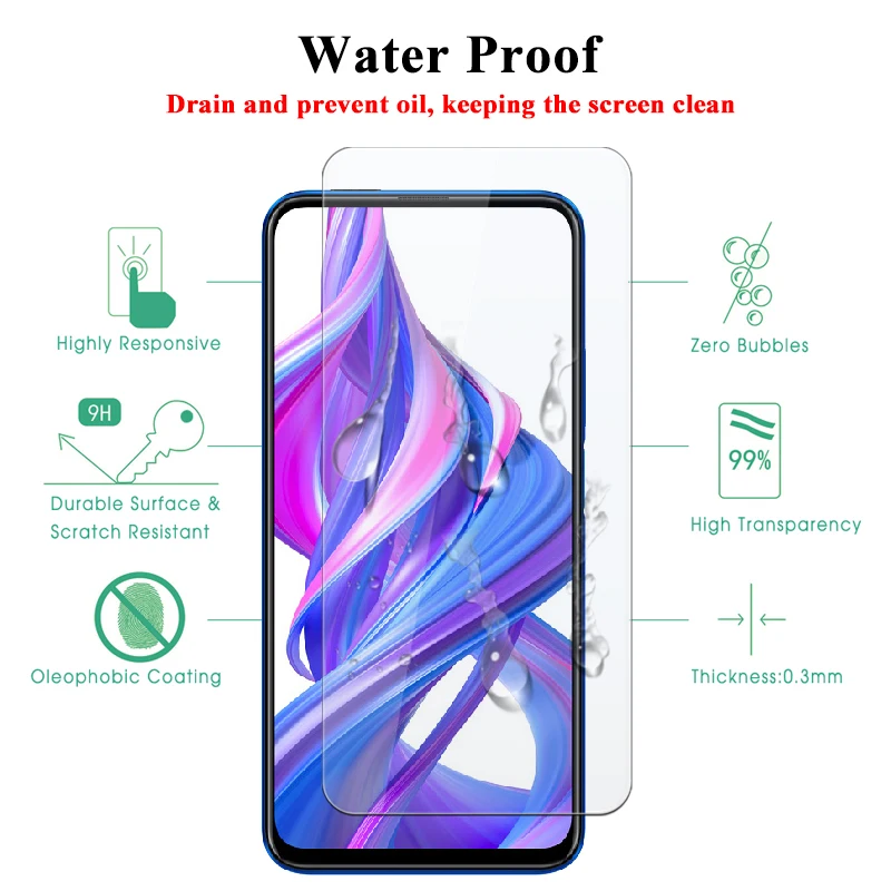 Закаленное стекло Honor 9X для huawei Xonor 9 X защитная пленка Honor9x Huawey Hono X9 Onor Honer Hauwei Armor hawei 9H
