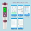 Yieryi BLE-C600 Bluetooth-compatible Water Quality Pen 7 in 1 PH EC TDS ORP SALT S.G TEMP Meter APP Intelligent Control Tester 3