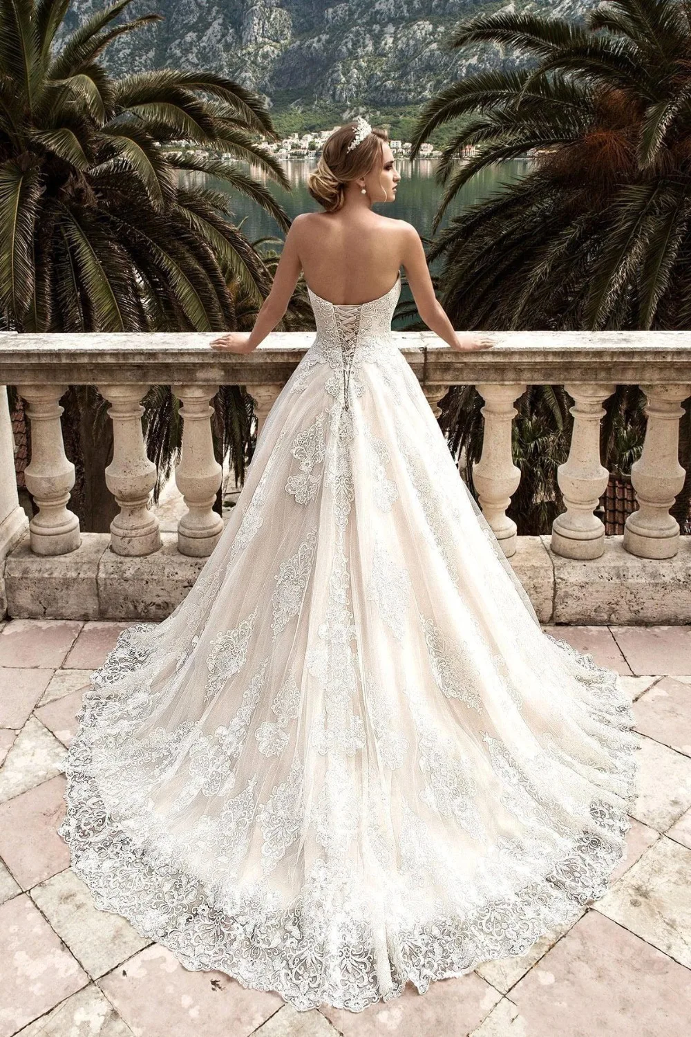 Vestidos De Noiva Свадебные платья со съемными половинными рукавами, кружевные аппликации, свадебные платья на заказ