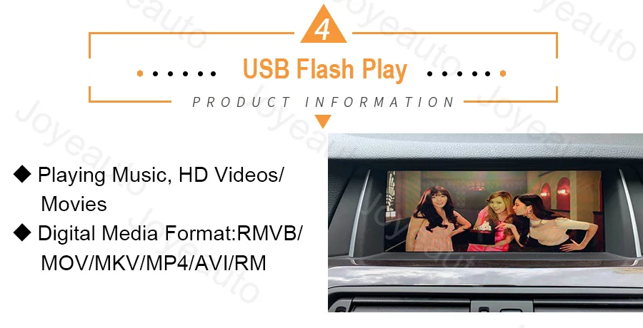 Sale Joyeauto WIFI Wireless Apple Carplay Car Play for BMW CIC 1 3 5 6 7 Series E81 F60 E90 F07 Android Mirror Support Rear Front CM 6