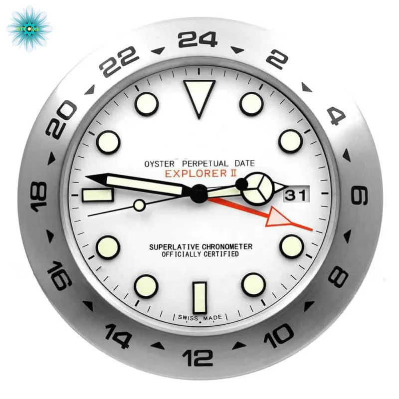 

WALL CLOCK EXPLORER II RL37 Large Luxury Wall Clock Watch Shape Wall Clocks