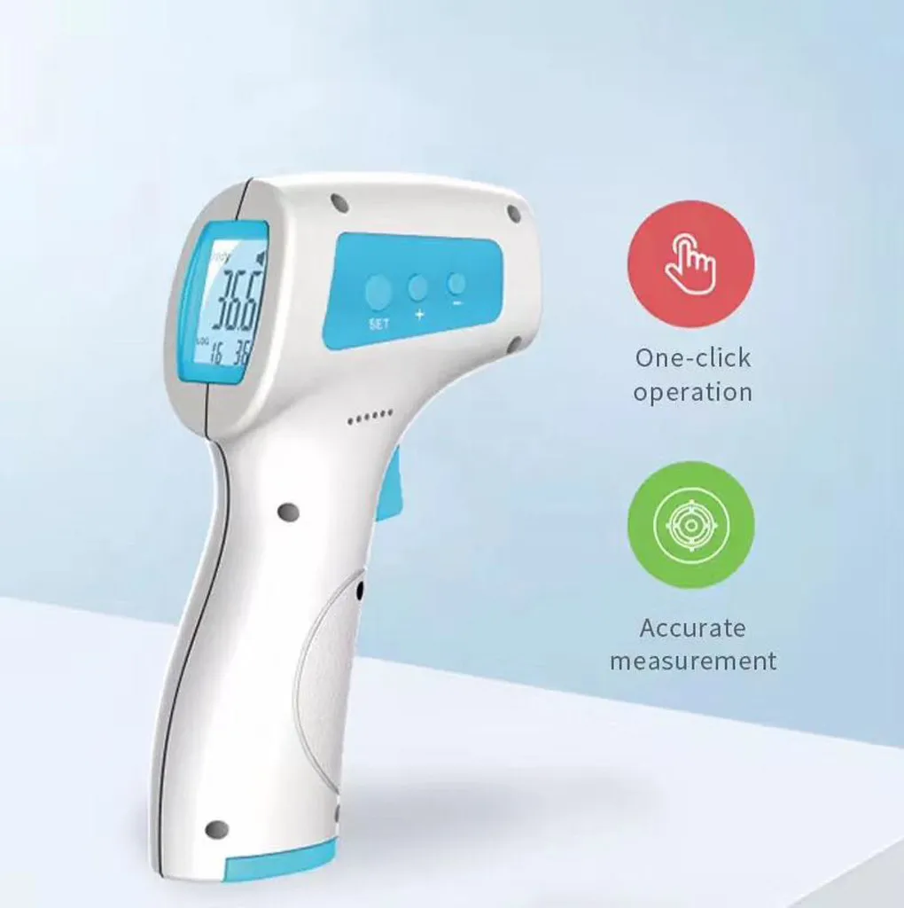

Outdoor No Contact Thermometer Laser Gun Infrared Forehead Thermometergun Adult Children Baby Digital Thermometer For Fever