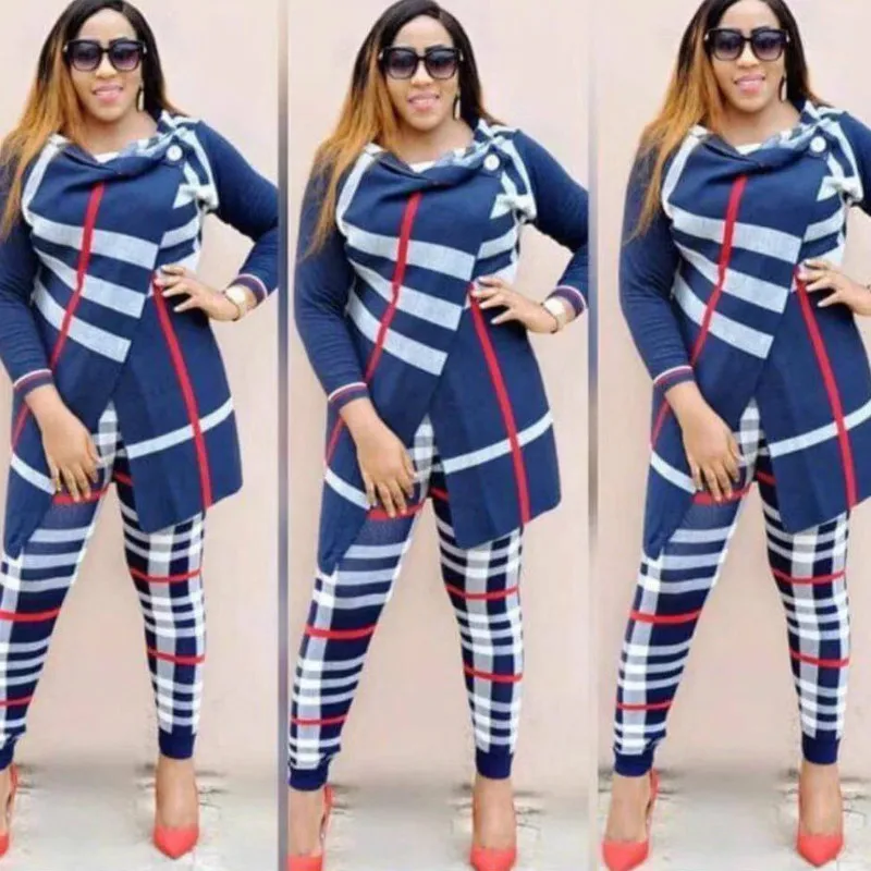Женская одежда Лидер продаж костюм с капюшоном модный Индивидуальный клетчатый