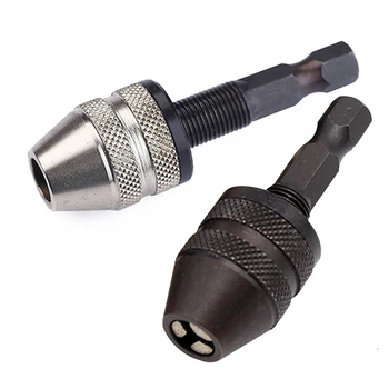 

Universal Drill Chuck Screwdriver Impact Driver Adapter 1/4 '' Hex Shank Drill Bit Tool Sliver