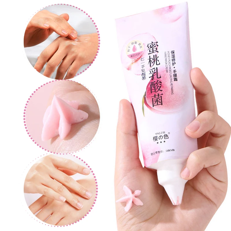

Ice Cream Hand Mask Cream Niacinamide Moisturizing Anti-Cracking Soft Smooth Firming Whitening Brightening Repair Hand Care 1PCS