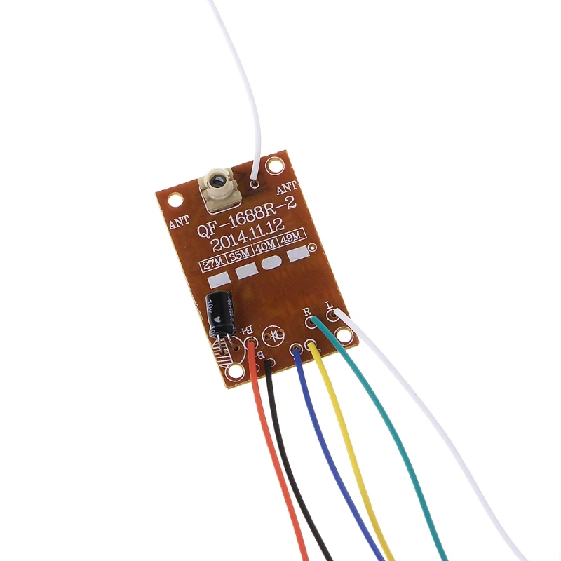 

8 Buttons 4CH Remote Control with Receiver Board 27Mhz Antenna for DIY SN-RM9 Y51E