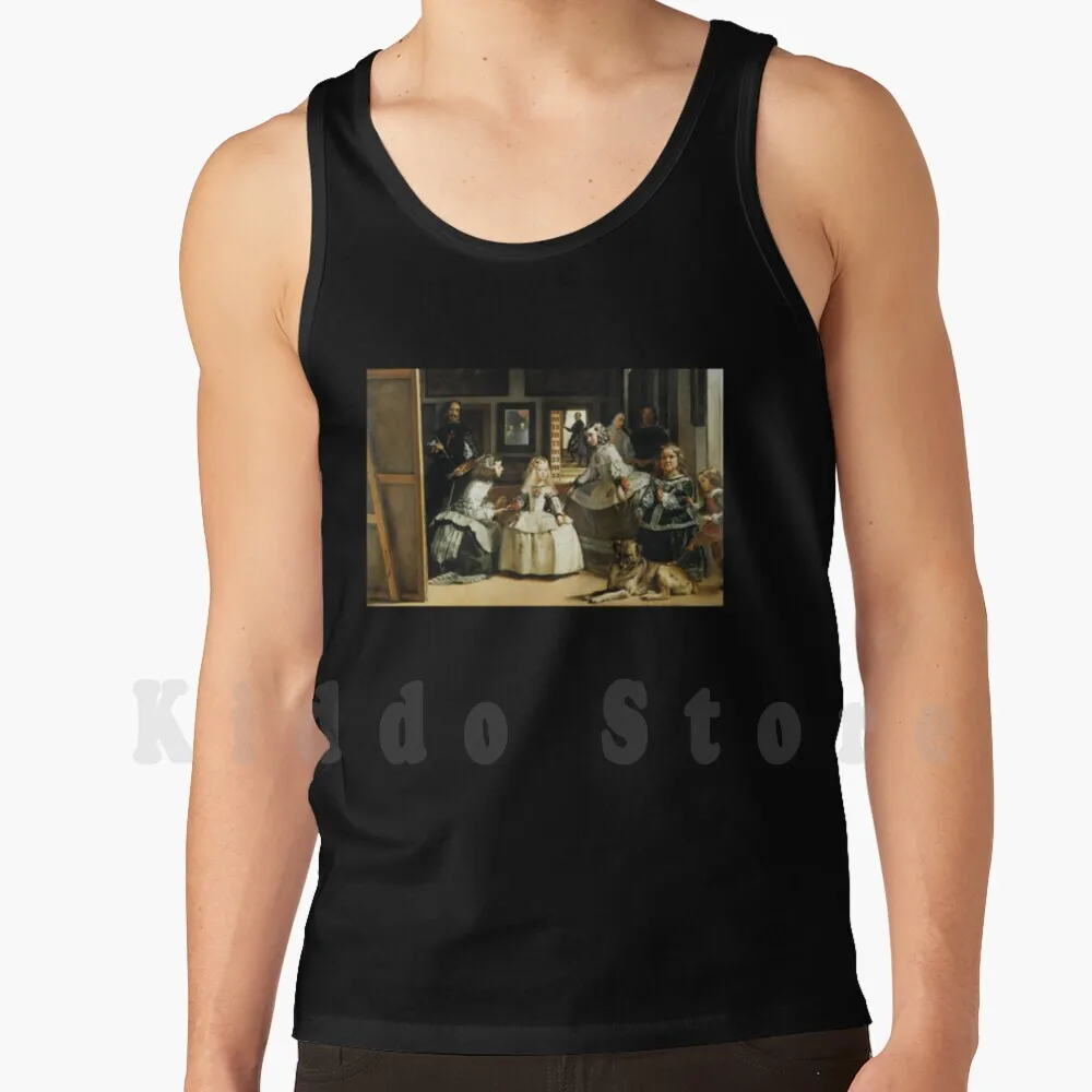 Canottiere Ad Alta Risoluzione Las Meninas Eon Velazraccia Canottiera 100% Cotone Alta Risoluzione Las Meninas Diego Velazraccia First