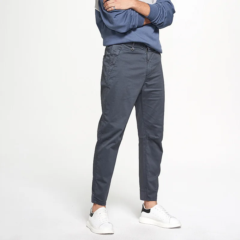 

19 Autumn And Winter New Style MEN'S Casual Pants Europe And America Popular Brand Washing Workwear Pants Men's Jogger Pants
