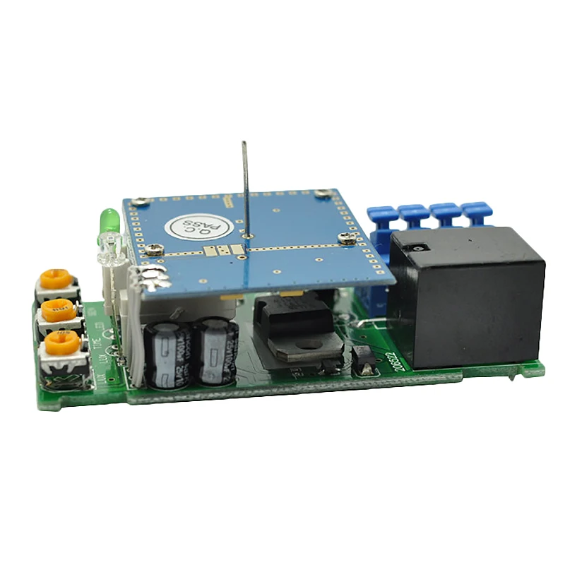 12-24VDC 360 градусов микроволновый датчик светильник переключатель индукционный микроволновый датчик движения набор время зондирования расстояние