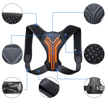 

Adjustable Back Posture Corrector Braces Supports Belt Clavicle Spine Back Shoulder Lumbar Brace Support Belt Posture Correction