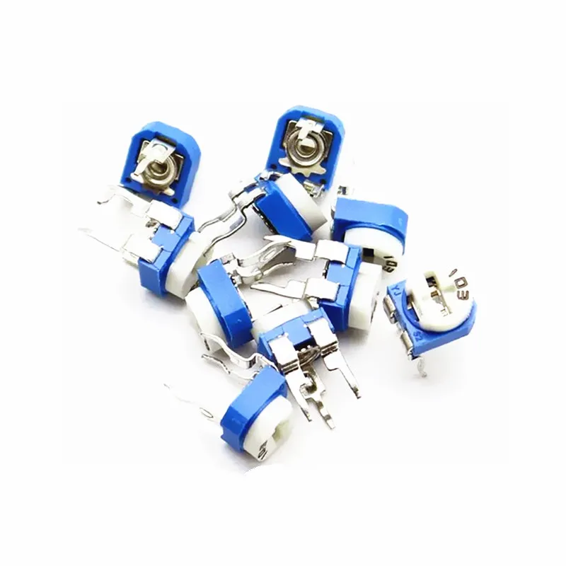 20pcs RM065 RM-065 100 200 500 1K 2K 5K 10K 20K 50K 100K 200K 500K 1M ohm Trimpot Trimmer Potentiometer variable resistor