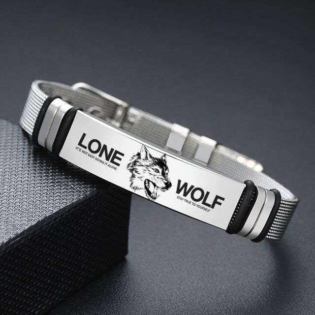 BRACELET FOR MEN WOMEN SILVER STAINLESS STEEL METAL ADJUSTABLE ENGRAVABLE UNISEX BRACELETS