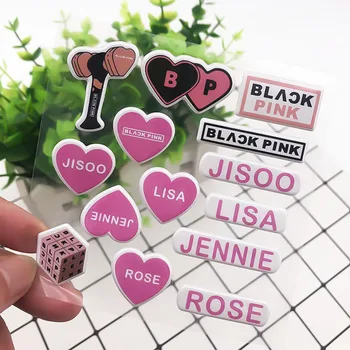 

BLACKPINK GOT7 SEVENTEEN Bubble Stickers DIY Album Scrapbook Notebook Laptop PVC Stickers Fans Gift