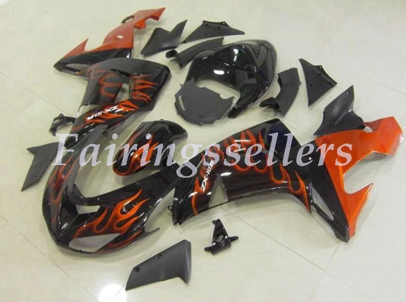 Kawasaki ZX-10R, 2006-2007 - Orange Flame