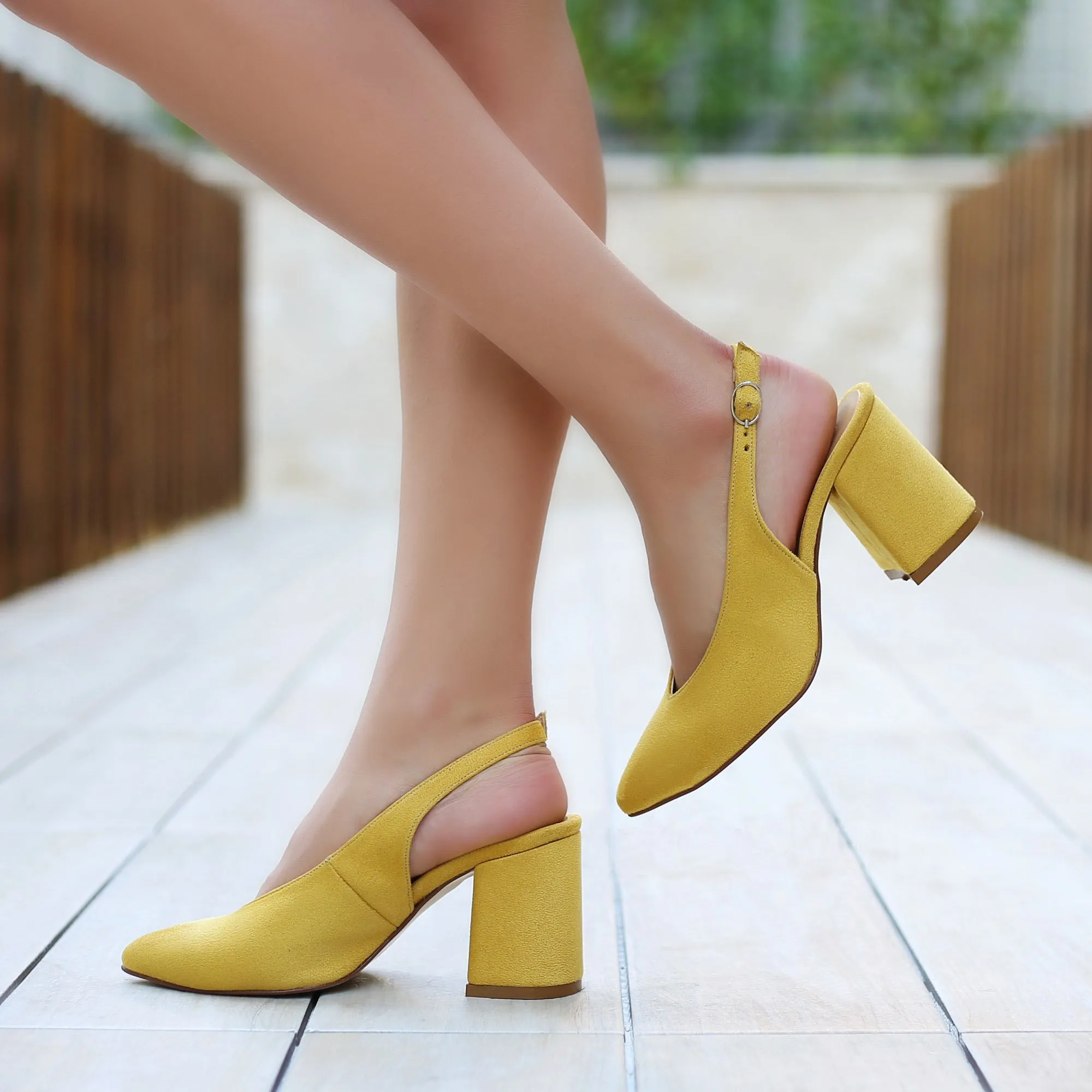 mustard suede shoes