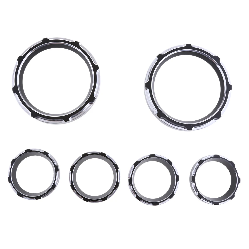 Heavy Duty Instrument Board Gauge Bezel Kit for Harley Electra Glide