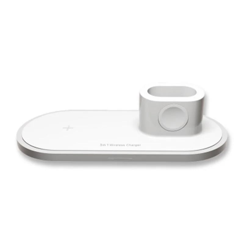 

Wireless Charger, Fast 3 in 1 Stand for Mobile Phone Watch Headset for IPhone Xs Max/XR/8 Plus/Samsung S10 S9, Wireless Charging